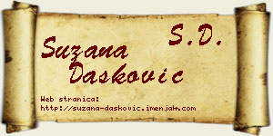 Suzana Dašković vizit kartica